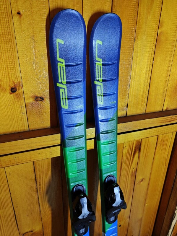 LYŽE ELAN MAXX BLUE-GREEN U-FLEX 140CM
